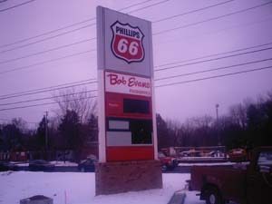Custom Pylon Sign Phillips 66 Pylon Sign
