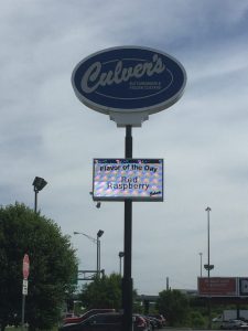 Pole sign design and installation - Greenfield Signs & Lighting Picture of Pole Sign