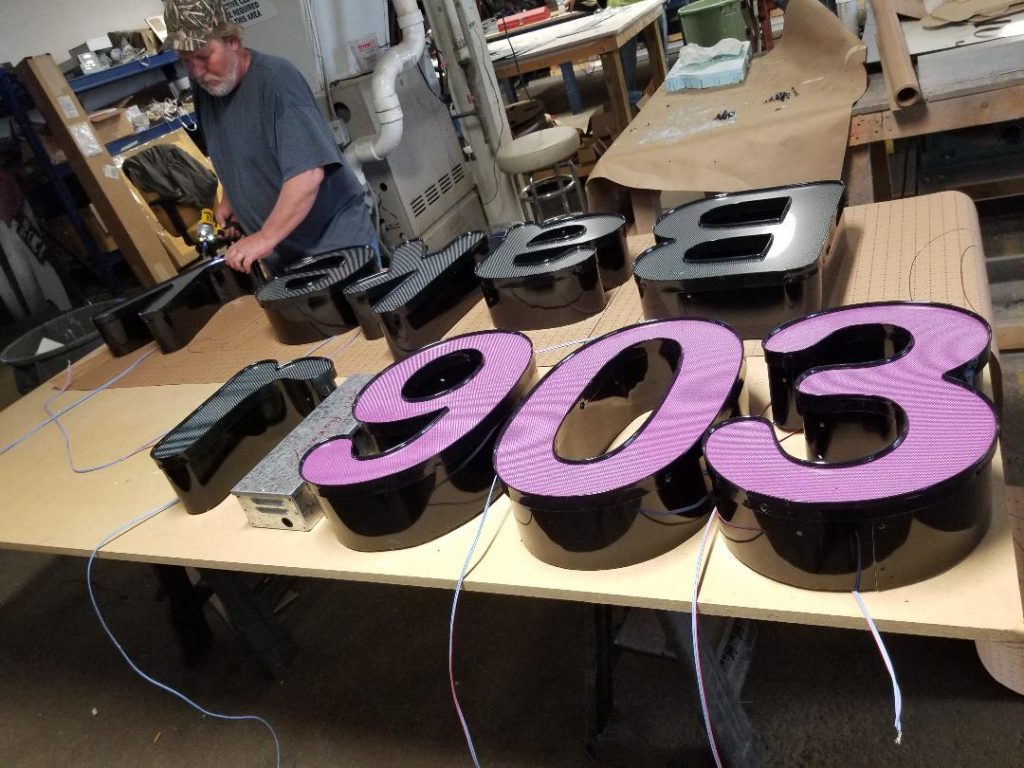 Channel Letters number channel letters indianapolis