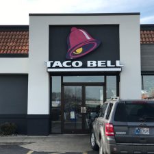 Taco Bell Channel Letters Installation Indianapolis