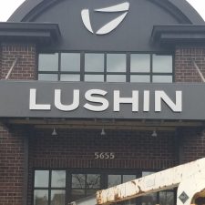Backlit Channel Letters and Logo Signage Installation