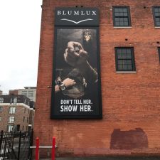 Lighted Cabinet Signage Installation in Indianapolis