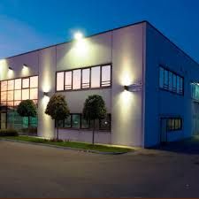 LED building lighting installation in Indianapolis